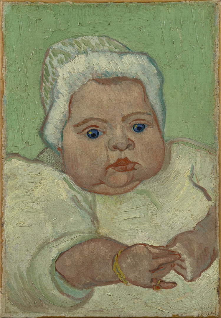 The Baby Marcelle Roulin Vincent Willem Van Gogh Oil Painting